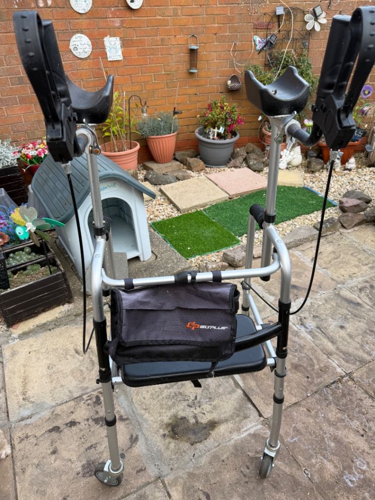 large mobility walker stand up 