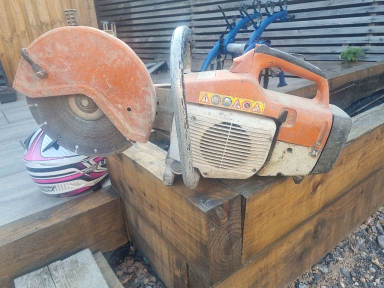 Stihl TS 1540 Concrete Saw – Orange, Fair Condition