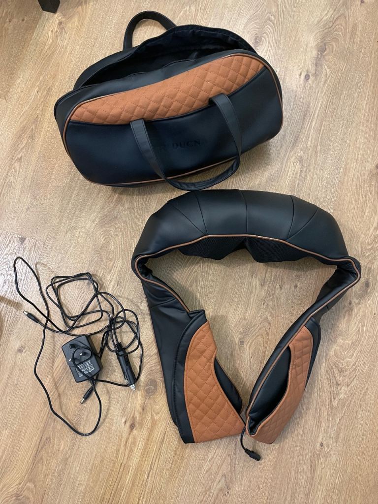 Electric Neck and Shoulder Massager with Carry Bag – Good Condition