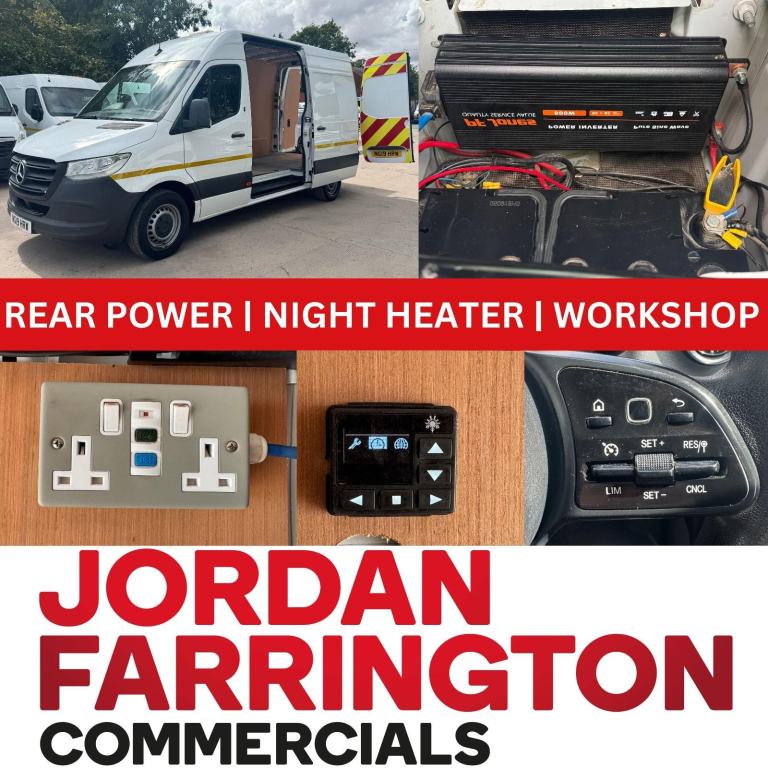 2019 MERCEDES BENZ SPRINTER 314 RWD (EURO 6) WORKSHOP VAN WITH THE UTILITY SPEC