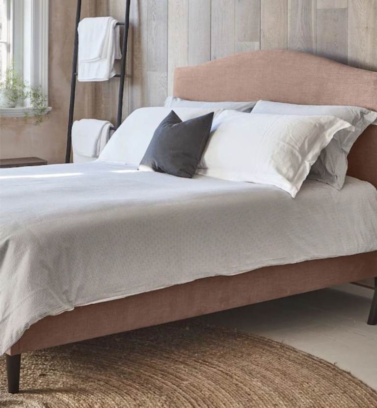 Next pink double bed frame