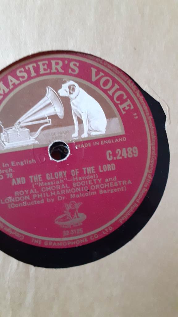 9 x Vinyl 78 rpm, 12ins records. 