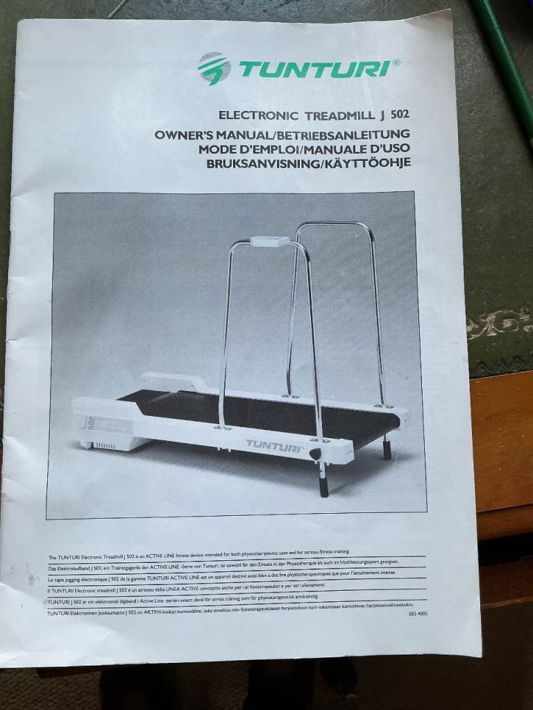 Electronic Tunturi treadmill