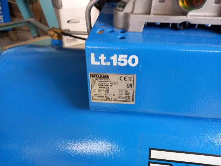 Brand New Nuair 150 Litre Air Compressor