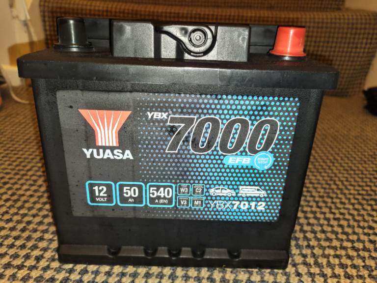 Yuasa 12v car battery. 1 Month old