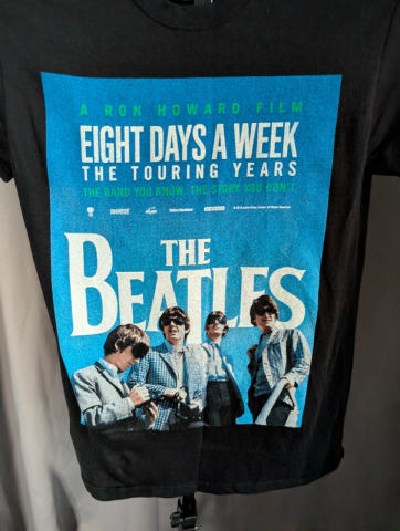 Official The Beatles Eight Days A Week Documentary Band T-Shirt