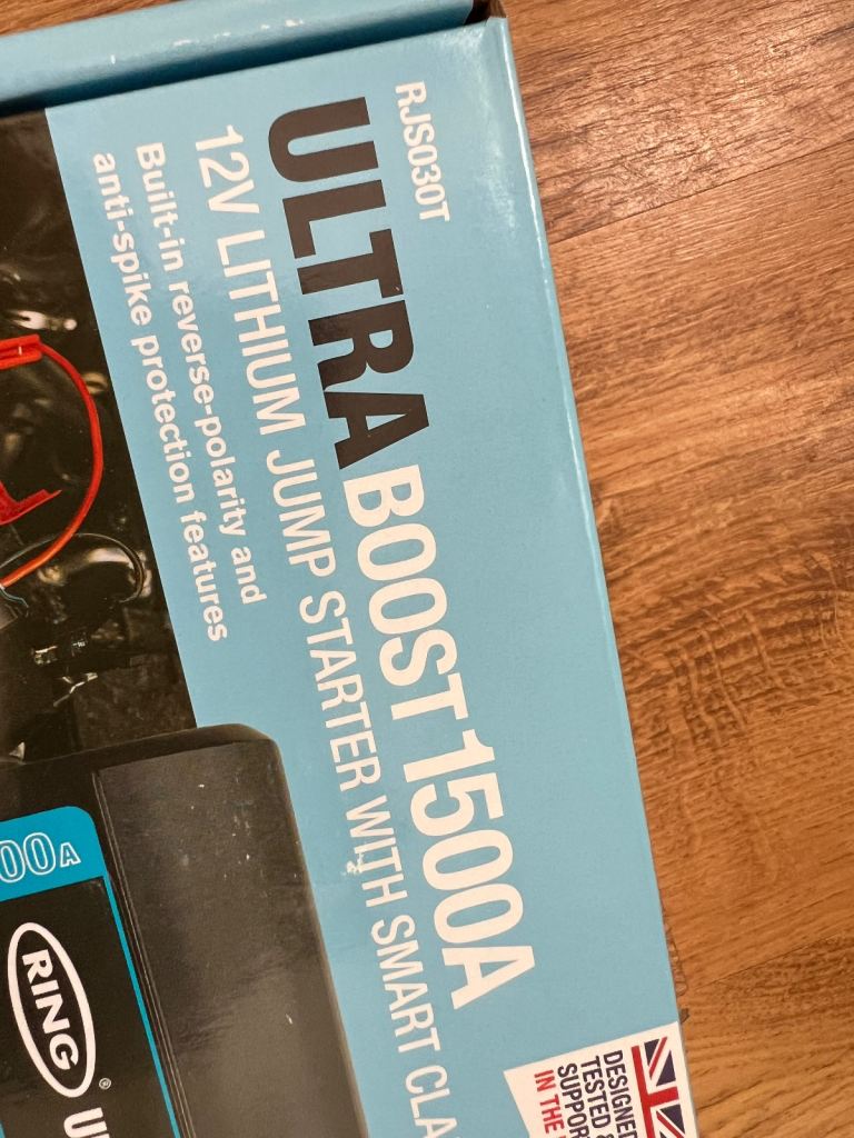 RING Ultraboost 1500Ah Car Battery Jump Starter Brand New unopened and unused