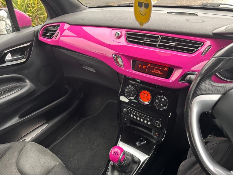 2014 Citroen DS3 1.6 e-HDi 115 Airdream DSport Pink 3dr HATCHBACK Diesel Manual