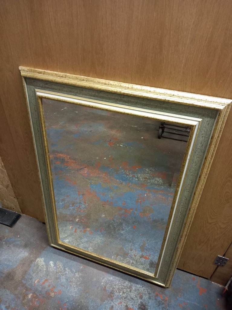 Large Framed Wall Mirror – Richmond Mirrors “Berlin” – Solid Wood Frame