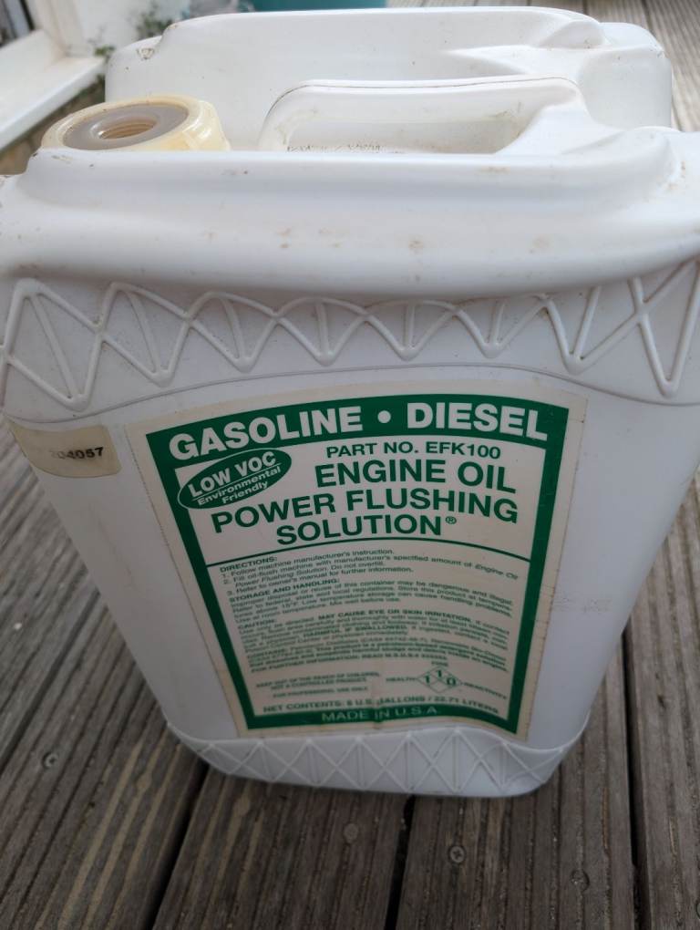 Engine oil power flushing solution 22 litres