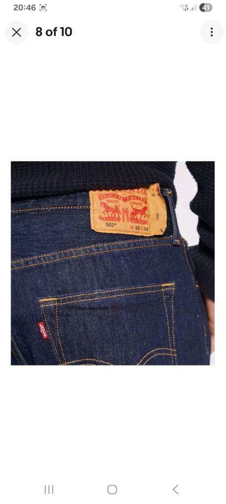 Brand new levi jeans Just don't fit lovely jeans