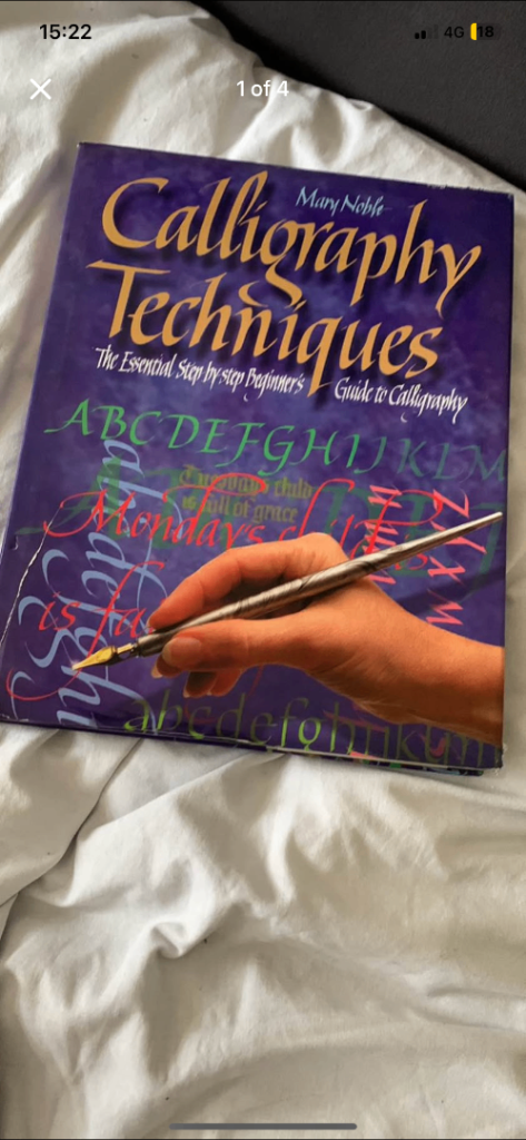 Calligraphy techniques book