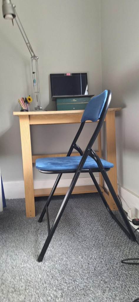 Blue Folding Chair 