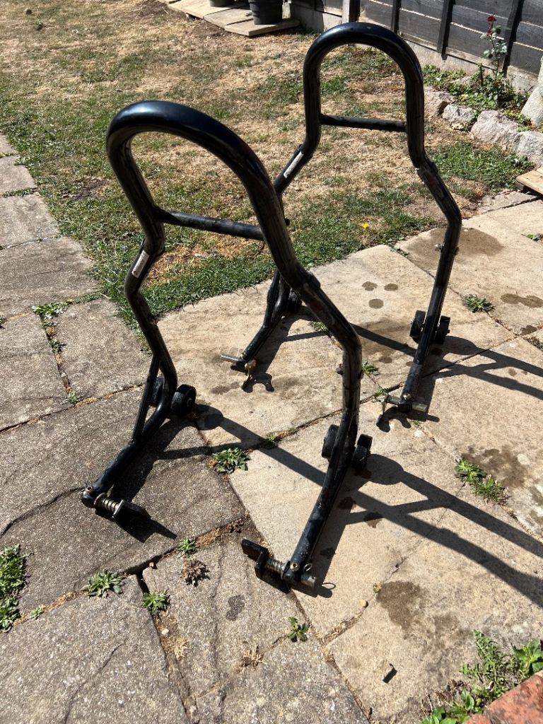 Pair of motorcycle paddock stands