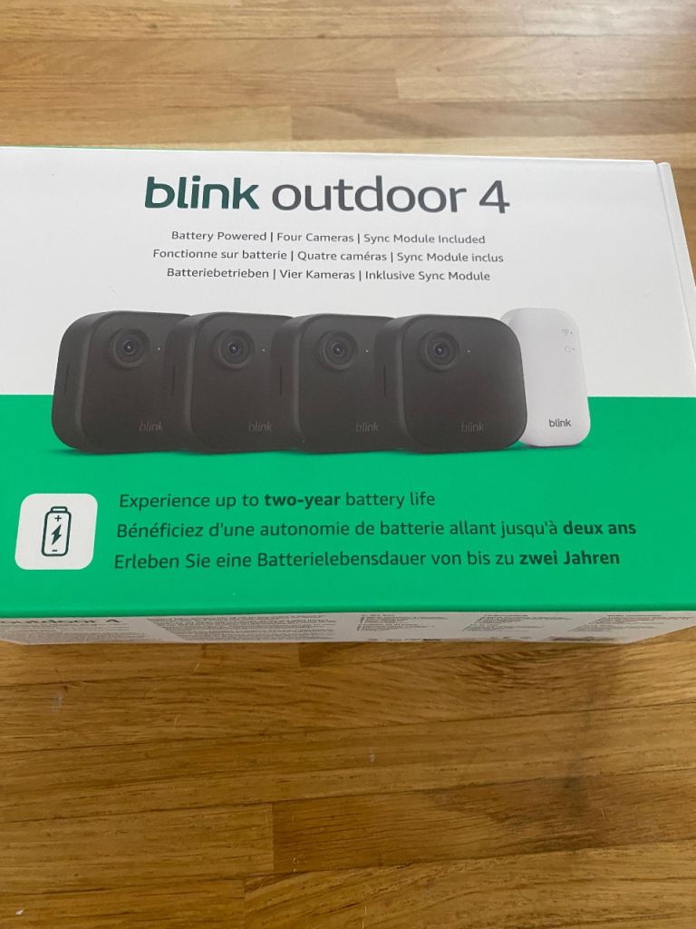  4 Blink CCTV Cameras Brand New In Unopened Box.