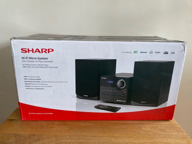 Sharp Hi-Fi Micro System XL-B517D(BK) – New in Box