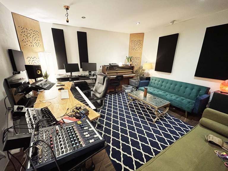 Large Music Studio | Podcast | SoundProofed Room In Hackney East London E9
