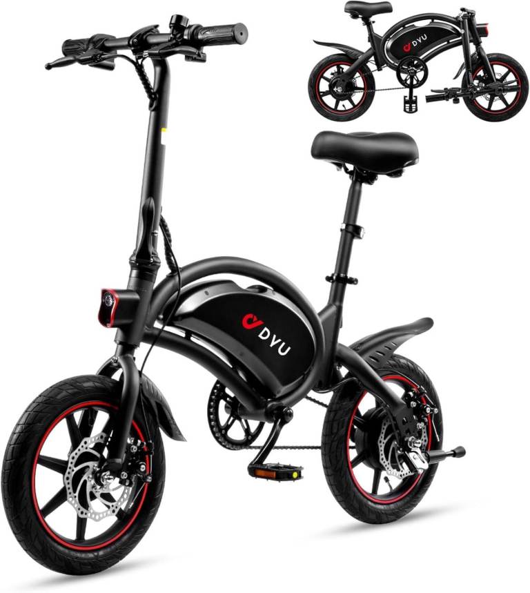 DYU D3F Electric Folding Bike – Black, new in box