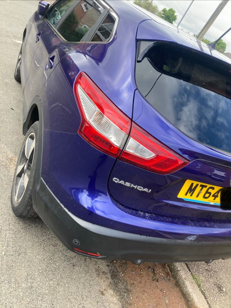 Nissan Qashqai N-Tec Dig-T blue 1.2 petrol 2015 (breaking for parts) 