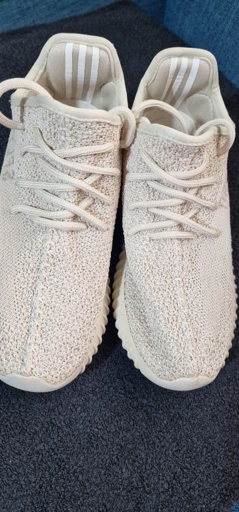 Adidas Yeezy Boost 350 V2 - Cream/White - Primeknit - Lace Up Trainers UK 6.5