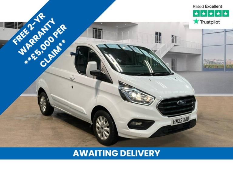 2022 Ford Transit Custom 280 EcoBlue Limited SWB L/R A/C Euro 6 SWB Panel Van Diesel Manual