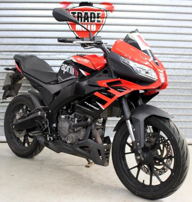2022 22 APRILIA TUONO 125 ABS LEARNER LEGAL TRADE SALE 9450 MILES RED NEW MOT