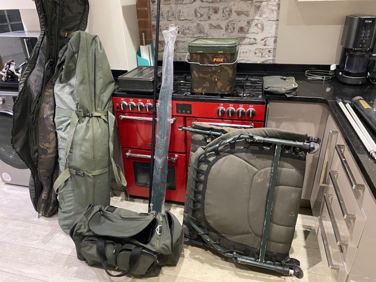 Carp fishing set up 