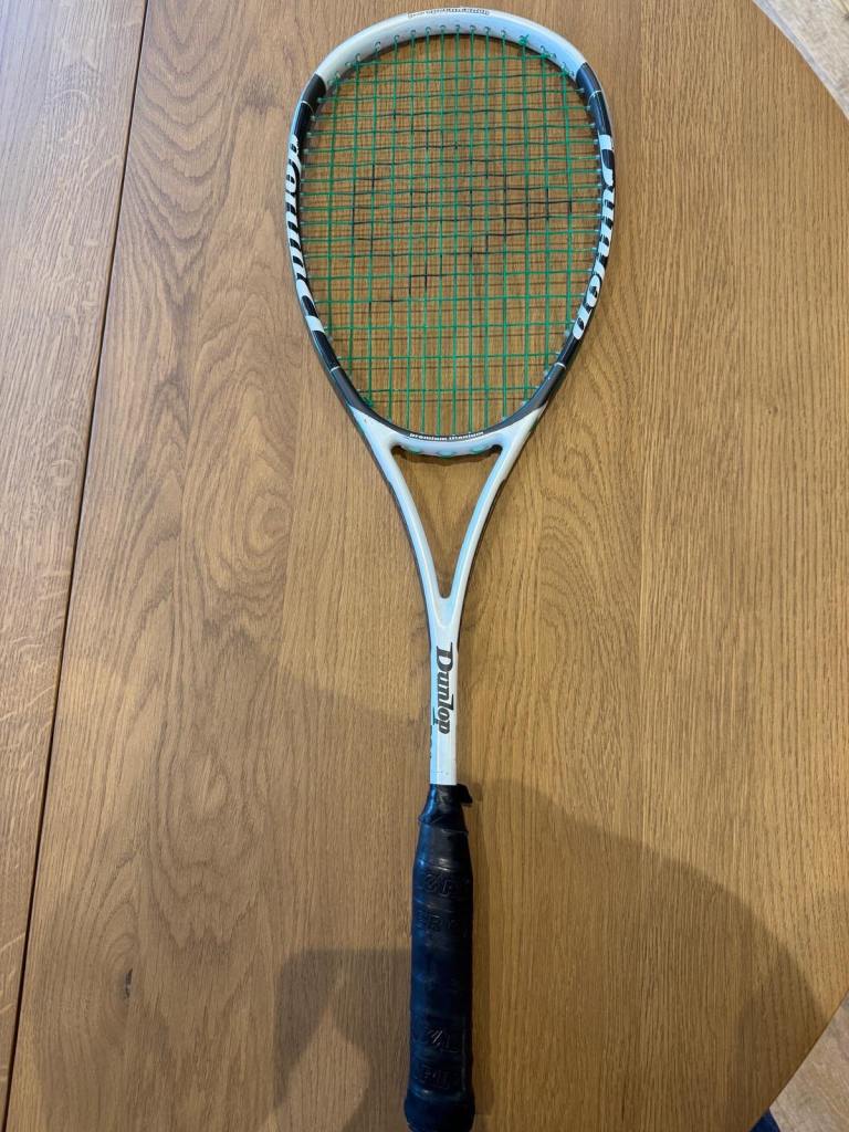 image for Dunlop Hot Melt Pro Titanium Squash Racket - Heavily Used - Practice/Backup