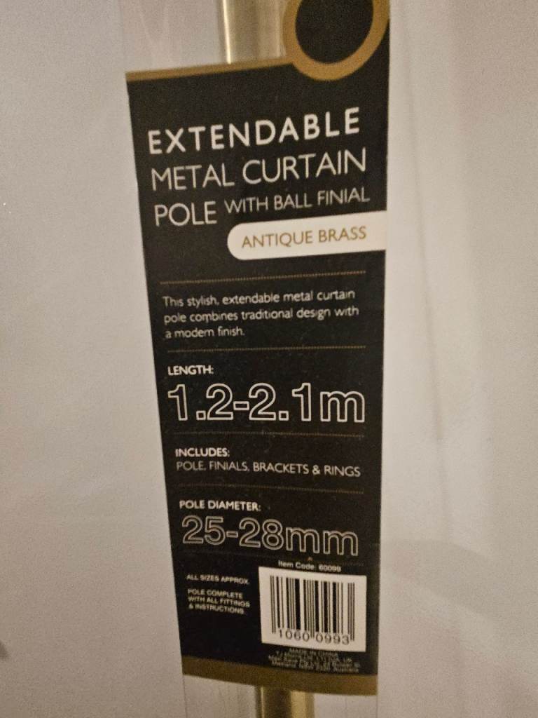 Curtain pole