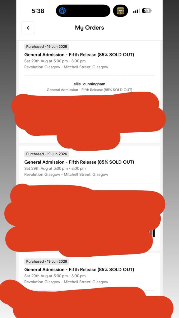 Daytime Disco General Admission Tickets - Glasgow