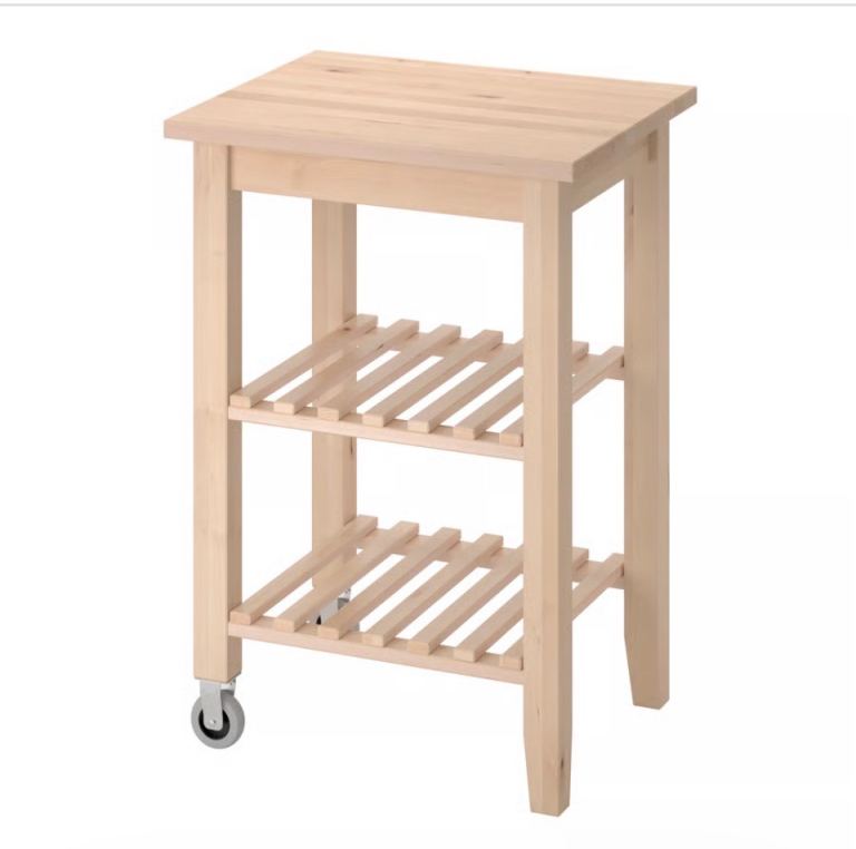 IKEA Bekvam Serving trolley/kitchen island butchers block