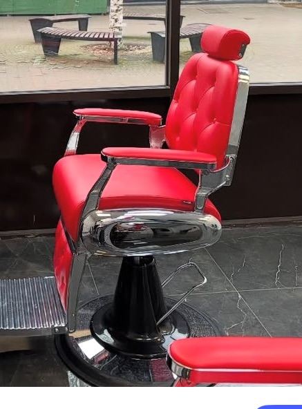 red barber chair to sell 