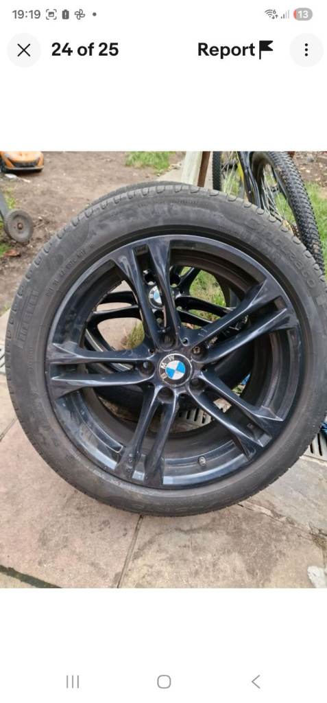 BMW 520d F10 wheels and tyres 