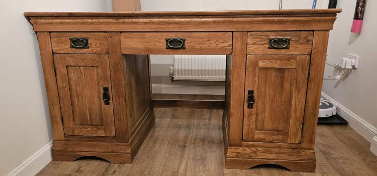 French farmhouse soild oak large tv unit .coffee table .desk 
