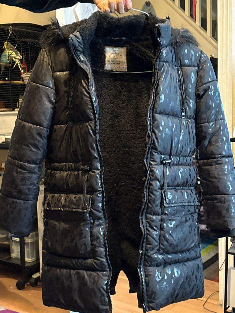 Winter coat for 9–10-year-old.