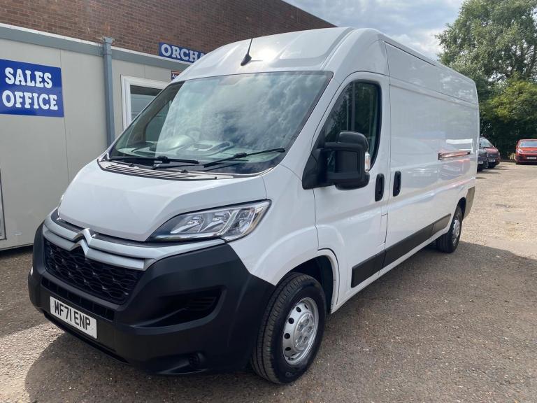 2021 71 Reg Citroen Relay LWB Enterprise 2.2HDi Euro6 Air Con SAT NAV +VAT