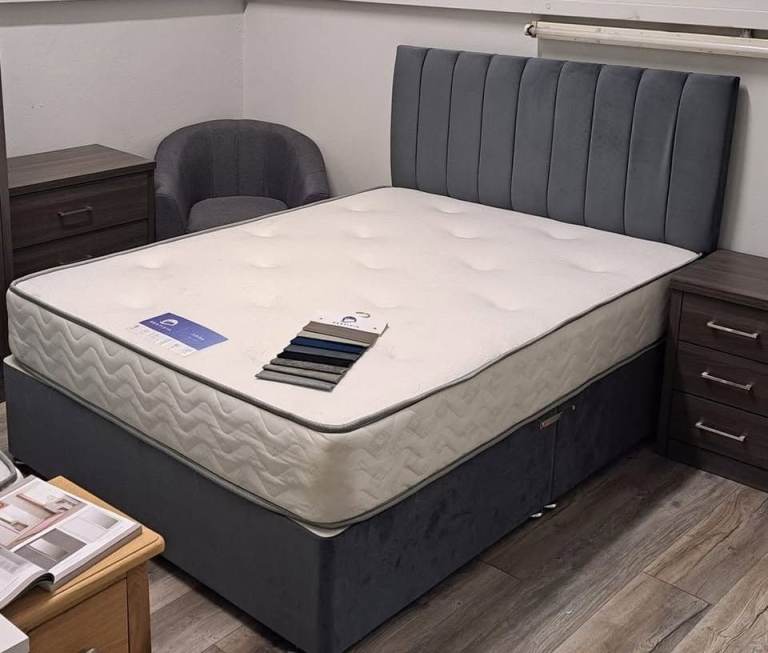 GET ASAP ~ 4FT SMALL Double Bed DIVAN BED With Mattress = 5% FLAT OFF Cash On Delivery Order Now🚛🚚