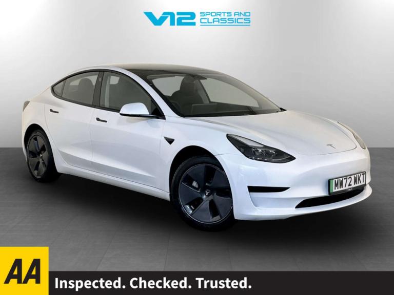 2022 Tesla Model 3 Saloon 4dr Electric Auto RWD (241 bhp) Saloon Electric Automatic