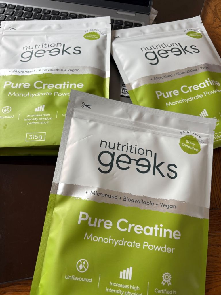 Nutrition Geeks Pure Creatine Monohydrate Powder - 315g, New