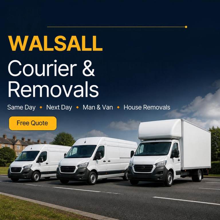 Walsall - Man and Van, Removals & Courier, Same Day & Next Day