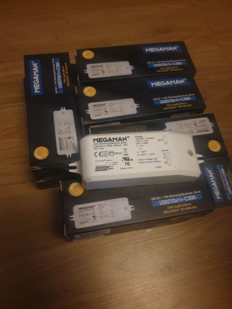 10x Led down light/ spot transformers 