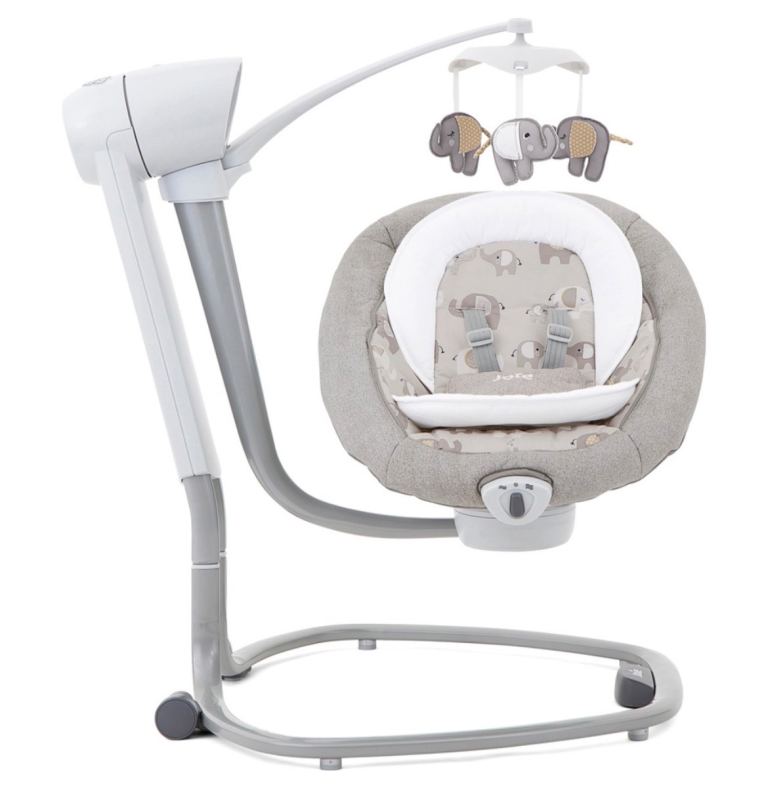 Joie Serina Swivel Baby Swing Elephant Duo
