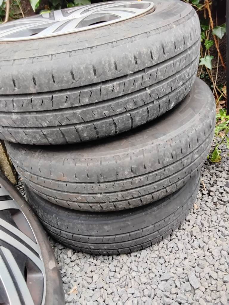 Alloy/steel wheels x5 195 -65-15