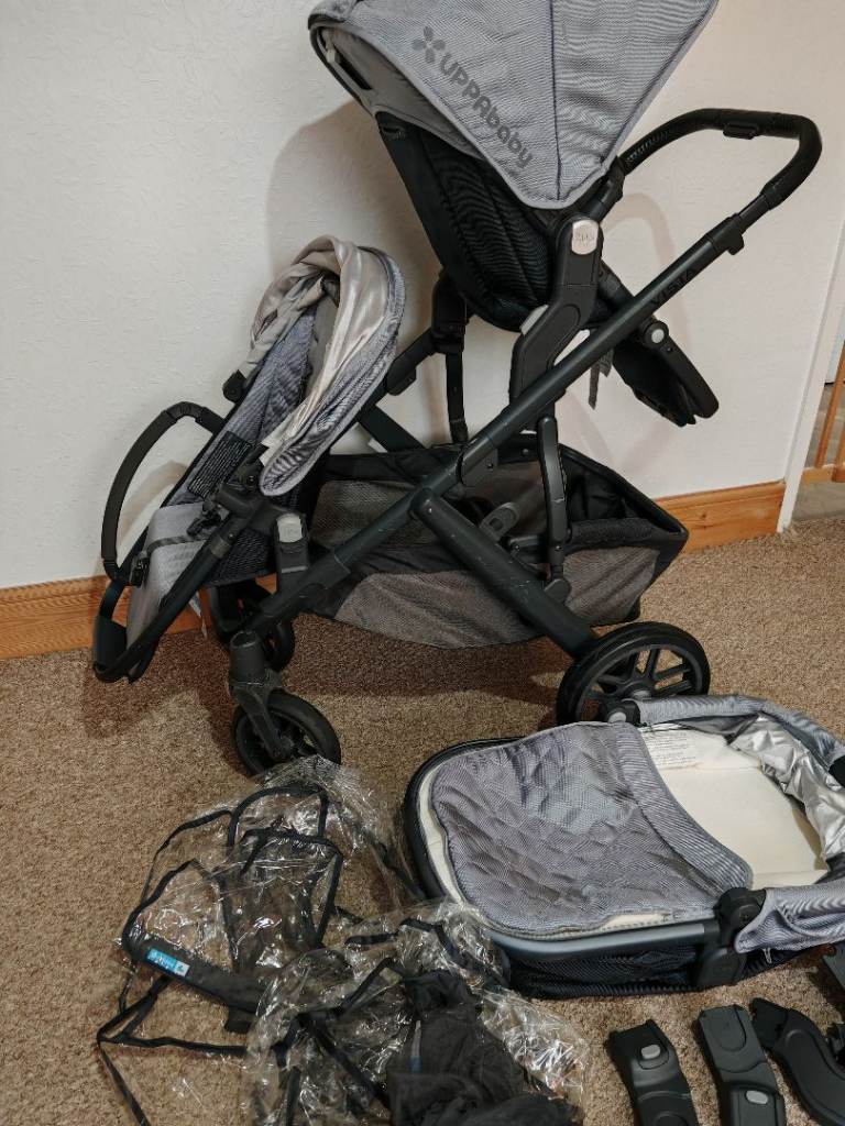 Uppababy vista double can post 