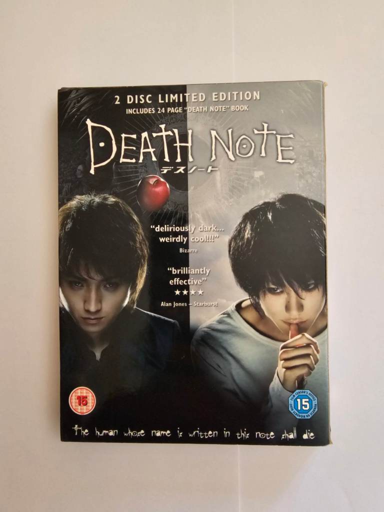 Death Note Live Action DVD Set - All 3 Limited Editions