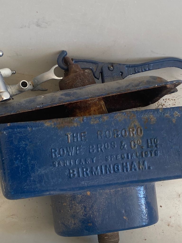 Original 1800 cast iron cistern 