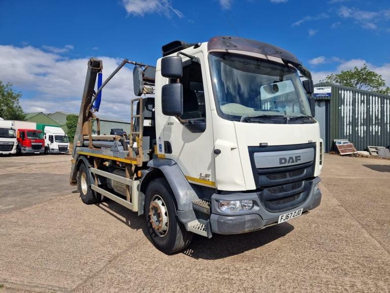 DAF LF 230, 2017/ 67 reg, Skip Loader, 12 Months MOT, Manual