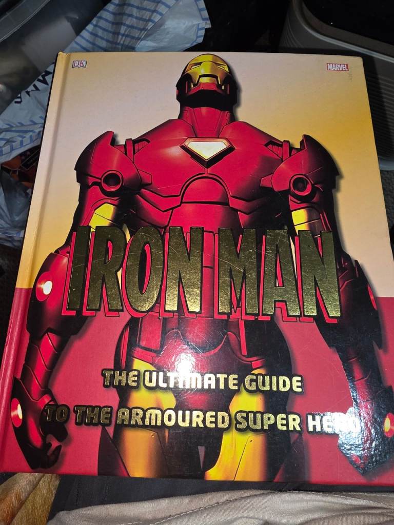 Marvel Iron Man: The Ultimate Guide Hardcover Book – Good Condition
