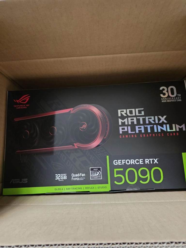 ASUS ROG Matrix Platinum GeForce RTX 5090 32GB GDDR7 30th Anniversary