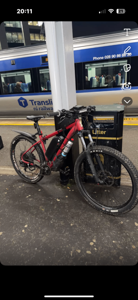 Electric mountain bike 